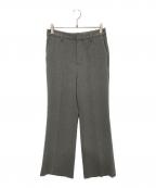 FRAMeWORKフレームワーク）の古着「セミフレアパンツ」｜グレー