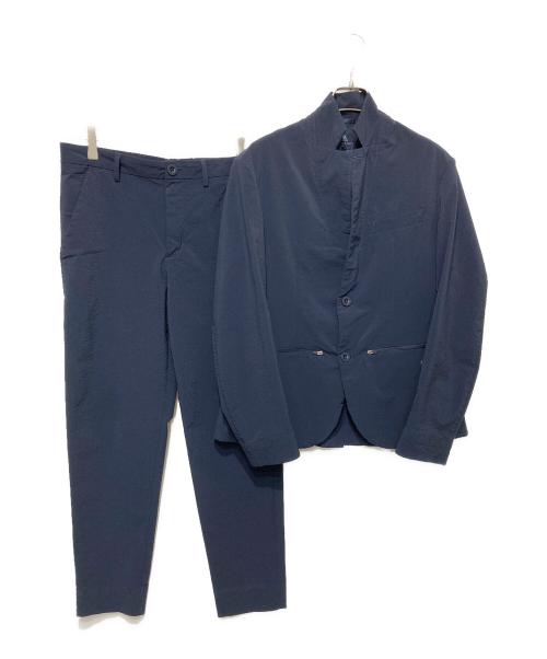 adidas（アディダス）adidas (アディダス) シアサッカーセットアップ ネイビー サイズ:Ｍの古着・服飾アイテム