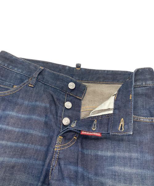 DSQUARED2（ディースクエアード）DSQUARED2 (ディースクエアード) セクシーツイストデニムパンツ インディゴ サイズ:46の古着・服飾アイテム