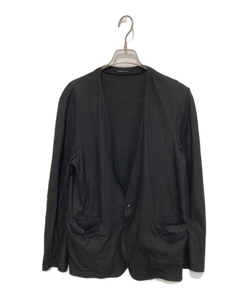 UNITED ARROWS（ユナイテッドアローズ）UNITED ARROWS (ユナイテッドアローズ) ノーカラー カット ジャケット ブラック サイズ:Ｍの古着・服飾アイテム