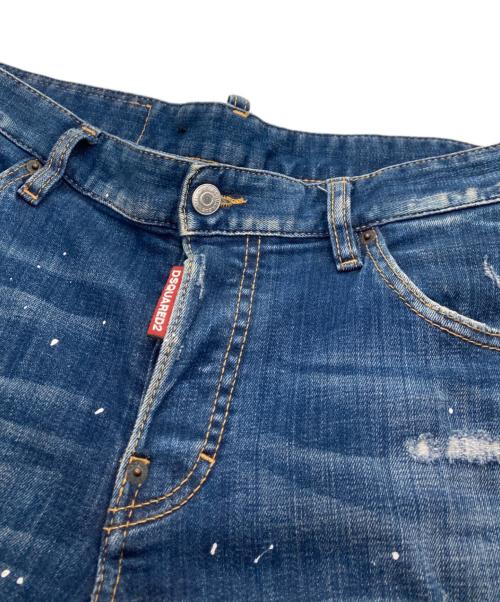 DSQUARED2（ディースクエアード）DSQUARED2 (ディースクエアード) セクシーツイストデニムパンツ インディゴ サイズ:46の古着・服飾アイテム