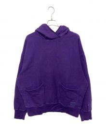 Champion REVERSE WEAVE（チャンピオン リバース ウィーブ）の古着「タイムカプセルフーデッドスウェットシャツ」｜パープル