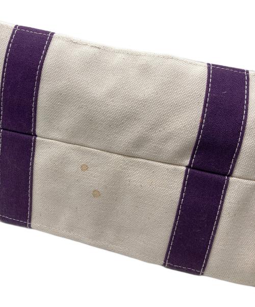 Ron Herman（ロンハーマン）Ron Herman (ロンハーマン) オーガニックキャンバストート アイボリー×パープルの古着・服飾アイテム