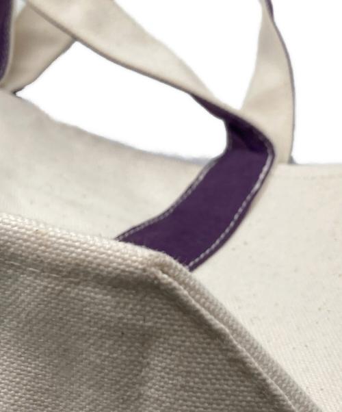 Ron Herman（ロンハーマン）Ron Herman (ロンハーマン) オーガニックキャンバストート アイボリー×パープルの古着・服飾アイテム