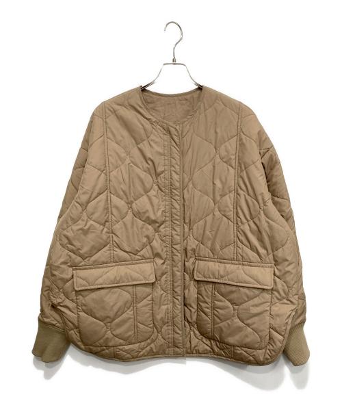 CALUX（キャラクス）CALUX (キャラクス) DEUXIEME CLASSE (ドゥーズィエム クラス) QUILTED リバーシブル中綿ジャケット ベージュ サイズ:FREEの古着・服飾アイテム