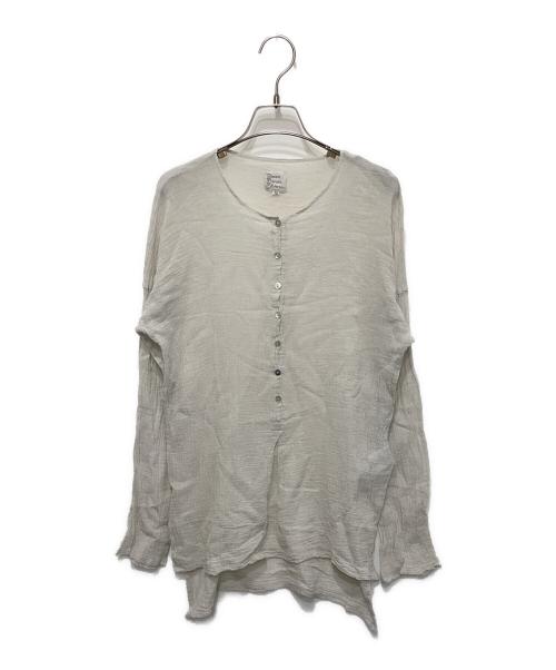 Plage（プラージュ）Plage (プラージュ) LES ATELIERS FRANCAIS DE CONFECTION (ル アトリエフランセ デ コンフェクション) 別注 HENLY NECK L/SL アイボリー サイズ:TUの古着・服飾アイテム