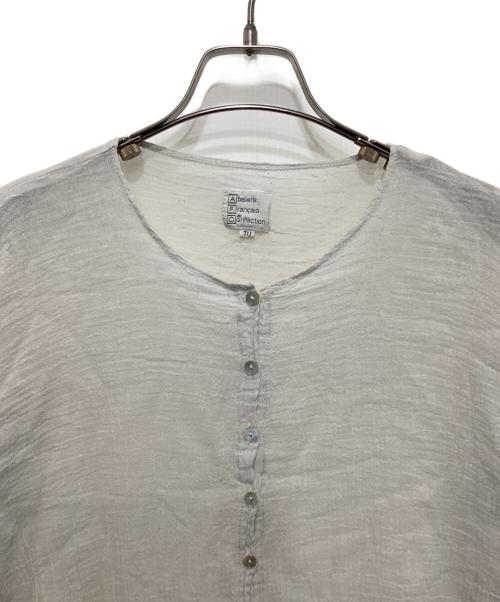 Plage（プラージュ）Plage (プラージュ) LES ATELIERS FRANCAIS DE CONFECTION (ル アトリエフランセ デ コンフェクション) 別注 HENLY NECK L/SL アイボリー サイズ:TUの古着・服飾アイテム