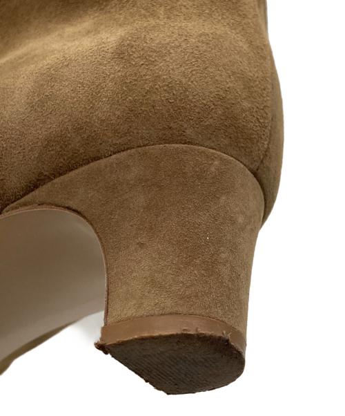 NEBULONIE（ネブローニ）NEBULONIE (ネブローニ) スウェードロングブーツ ブラウン サイズ:35の古着・服飾アイテム