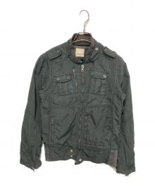 DIESEL（ディーゼル）の古着「ギミックブルゾン」｜オリーブ
