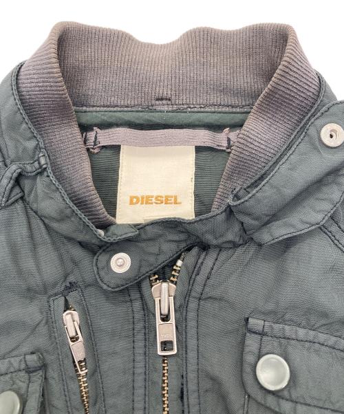 DIESEL（ディーゼル）DIESEL (ディーゼル) ギミックブルゾン オリーブ サイズ:Lの古着・服飾アイテム