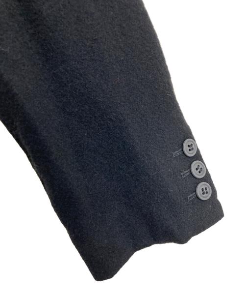 BLACK COMME des GARCONS（ブラックコムデギャルソン）BLACK COMME des GARCONS (ブラックコムデギャルソン) ドッキングコート ブラック サイズ:Ｓの古着・服飾アイテム