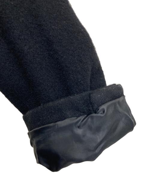 BLACK COMME des GARCONS（ブラックコムデギャルソン）BLACK COMME des GARCONS (ブラックコムデギャルソン) ドッキングコート ブラック サイズ:Ｓの古着・服飾アイテム