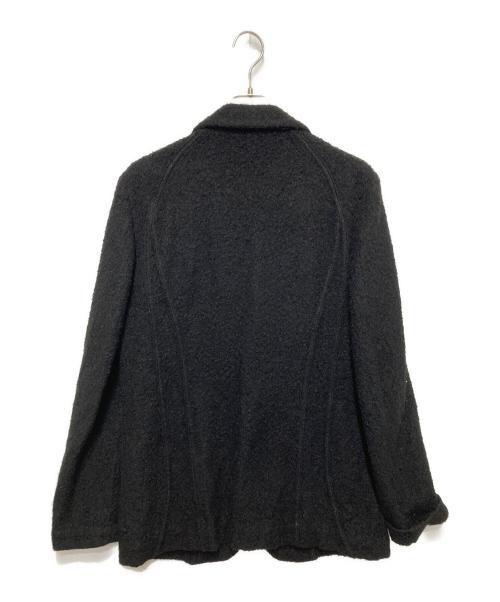 COMME des GARCONS HOMME PLUS（コムデギャルソンオムプリュス）COMME des GARCONS HOMME PLUS (コムデギャルソンオムプリュス) ウ－ル縮絨ジャケット ブラック サイズ:Ｍの古着・服飾アイテム
