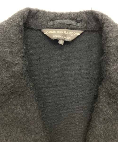 COMME des GARCONS HOMME PLUS（コムデギャルソンオムプリュス）COMME des GARCONS HOMME PLUS (コムデギャルソンオムプリュス) ウ－ル縮絨ジャケット ブラック サイズ:Ｍの古着・服飾アイテム