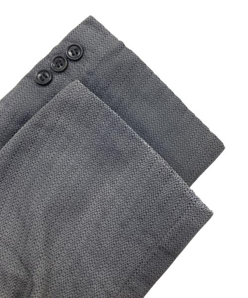 COMME des GARCONS HOMME PLUS（コムデギャルソンオムプリュス）COMME des GARCONS HOMME PLUS (コムデギャルソンオムプリュス) 製品染めサファリテーラードジャケット グレー サイズ:Ｍの古着・服飾アイテム