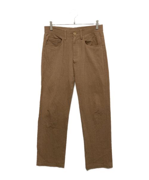 Yohji Yamamoto pour homme（ヨウジヤマモト プールオム）Yohji Yamamoto pour homme (ヨウジヤマモト プールオム) コットンパンツ ブラウン サイズ:2の古着・服飾アイテム