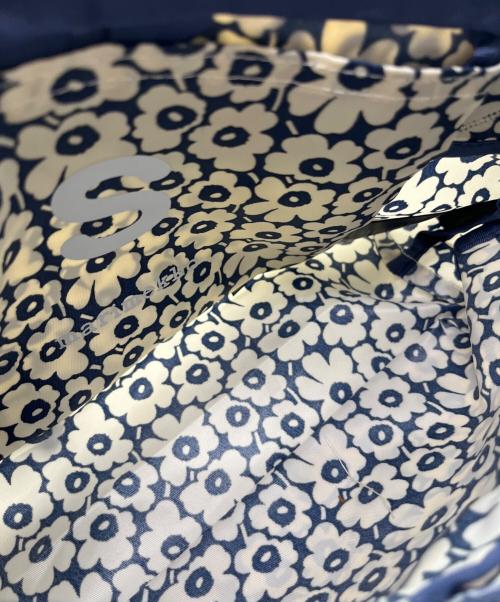marimekko（マリメッコ）marimekko (マリメッコ) ニート クロスボディ ウニッコ ホワイト×ネイビーの古着・服飾アイテム