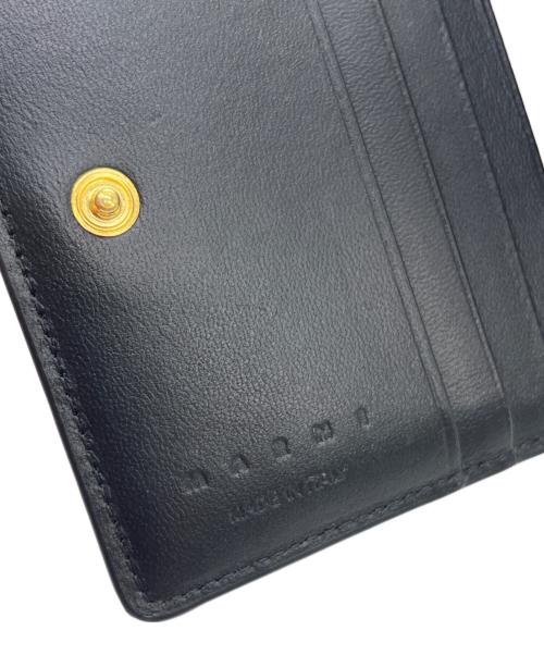 MARNI（マルニ）MARNI (マルニ) Envelope 2つ折り財布 ブラックの古着・服飾アイテム