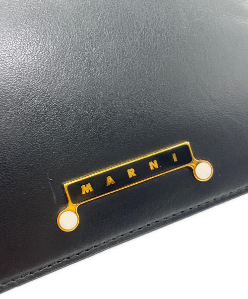 MARNI（マルニ）MARNI (マルニ) Envelope 2つ折り財布 ブラックの古着・服飾アイテム