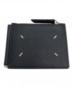 Maison Margielaメゾンマルジェラ）の古着「グレインレザー マネークリップ」｜ブラック