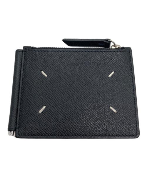 Maison Margiela（メゾンマルジェラ）Maison Margiela (メゾンマルジェラ) グレインレザー マネークリップ ブラックの古着・服飾アイテム