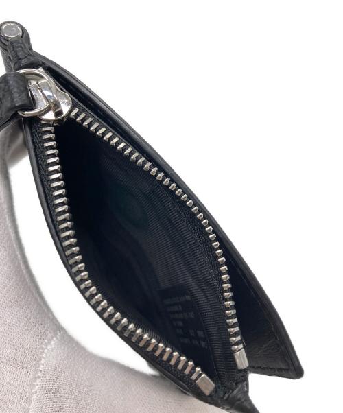 Maison Margiela（メゾンマルジェラ）Maison Margiela (メゾンマルジェラ) グレインレザー マネークリップ ブラックの古着・服飾アイテム