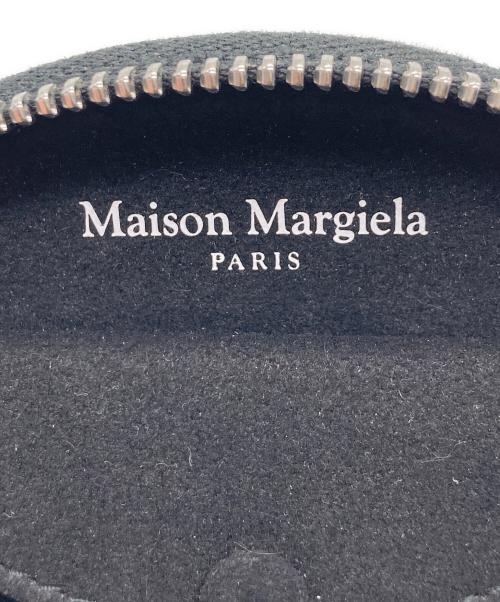 Maison Margiela（メゾンマルジェラ）Maison Margiela (メゾンマルジェラ) マイクロハーフムーンポーチ ブラックの古着・服飾アイテム