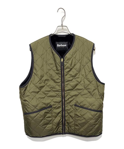 Barbour（バブアー）Barbour (バブアー) green label relaxing (グリーンレーベルリラクシング) 別注リバーシブルベスト オリーブ サイズ:38の古着・服飾アイテム