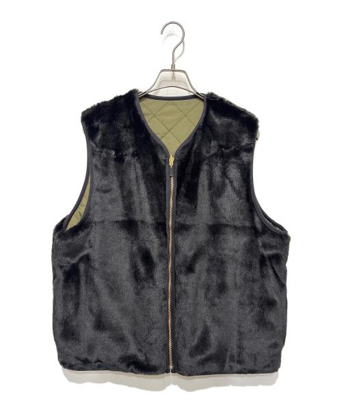 Barbour（バブアー）Barbour (バブアー) green label relaxing (グリーンレーベルリラクシング) 別注リバーシブルベスト オリーブ サイズ:38の古着・服飾アイテム