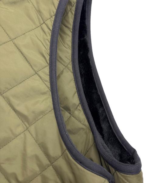 Barbour（バブアー）Barbour (バブアー) green label relaxing (グリーンレーベルリラクシング) 別注リバーシブルベスト オリーブ サイズ:38の古着・服飾アイテム