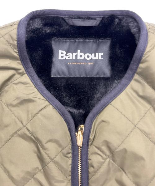 Barbour（バブアー）Barbour (バブアー) green label relaxing (グリーンレーベルリラクシング) 別注リバーシブルベスト オリーブ サイズ:38の古着・服飾アイテム