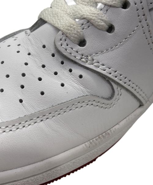 NIKE（ナイキ）NIKE (ナイキ) エアジョーダン1 ハイ '85 ホワイト×バーガンディ サイズ:US10の古着・服飾アイテム