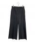 MONKEY TIME（モンキータイム）の古着「センタープレスワイドパンツ」｜ブラック