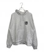 stussyステューシー）の古着「8ボールロゴフーディ」｜グレー