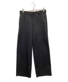 Dickies×MONKEY TIME（ディッキーズ×モンキータイム）の古着「ガーメントダイ コットンツイル バギーパンツ」｜ブラック
