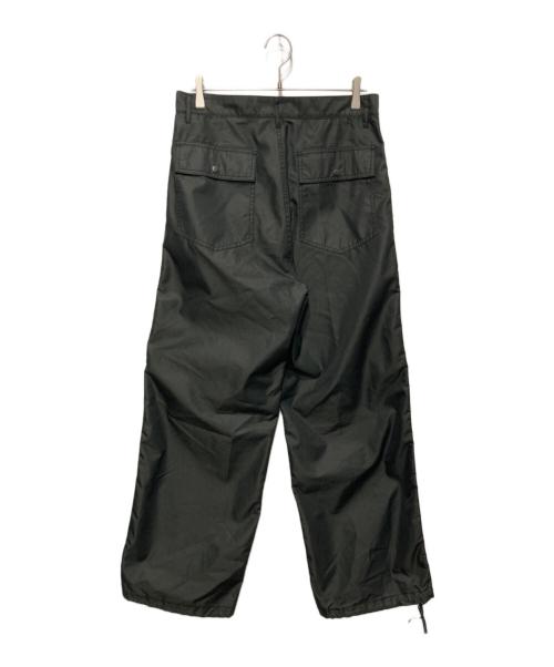 MONKEY TIME（モンキータイム）MONKEY TIME (モンキータイム) シャンブレー ツイル バギー ベイカー パンツ ブラック サイズ:Lの古着・服飾アイテム