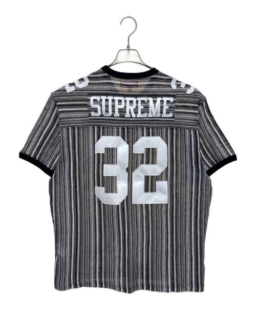 SUPREME（シュプリーム）SUPREME (シュプリーム) オープンニットフットボールトップ グレー サイズ:Lの古着・服飾アイテム