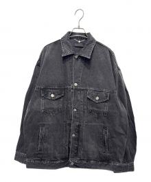 RED CARD×FRAY ID（レッドカード×フレイ アイディー）の古着「デニムジャケット」｜グレー