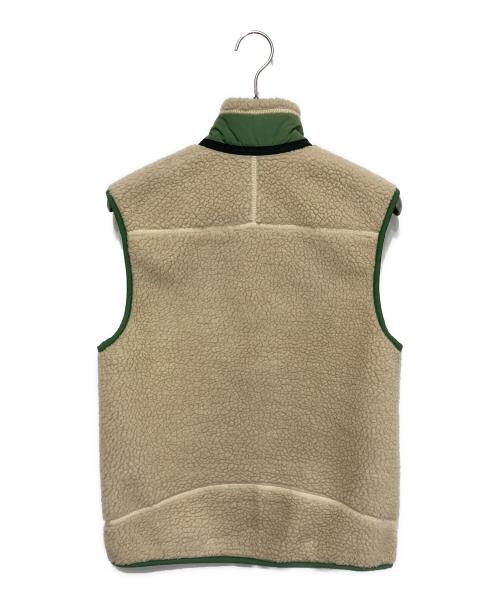 Patagonia（パタゴニア）Patagonia (パタゴニア) クラシック レトロX ベスト ベージュ×グリーン サイズ:Ｓの古着・服飾アイテム