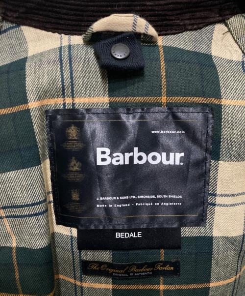 Barbour（バブアー）Barbour (バブアー) The DUFFER of ST.GEORGE (ザ ダファーオブセントジョージ) 別注 オイルドビデイルジャケット オリーブ サイズ:C34/86cmの古着・服飾アイテム