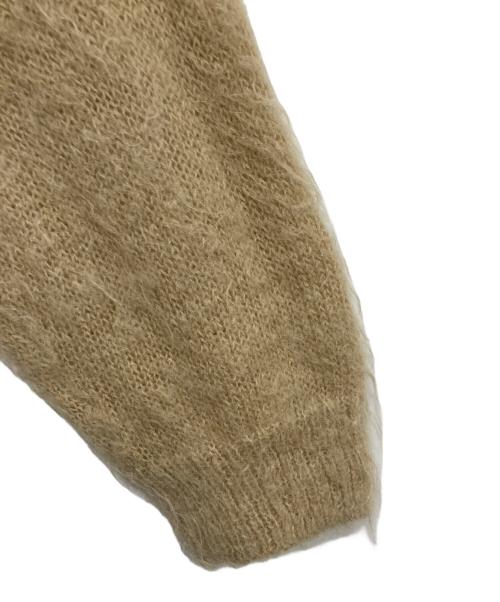 AURALEE（オーラリー）AURALEE (オーラリー) ブラッシュド スパーキッド モヘヤ ニット ベージュ サイズ:4の古着・服飾アイテム