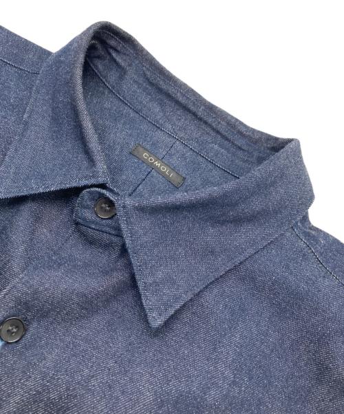 COMOLI（コモリ）COMOLI (コモリ) デニムコモリシャツ インディゴ サイズ:3の古着・服飾アイテム