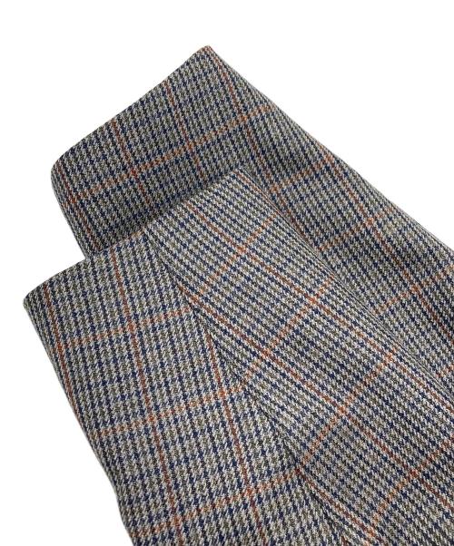 AURALEE（オーラリー）AURALEE (オーラリー) ダブルフェイスチェックジップブルゾン グレー サイズ:4の古着・服飾アイテム