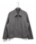 AURALEE（オーラリー）の古着「ダブルフェイスチェックジップブルゾン」｜グレー