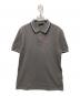 PRADA（プラダ）の古着「ラバーロゴポロシャツ」｜グレー
