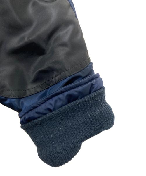 ALPHA（アルファ）ALPHA (アルファ) DUFFER (ダファー) フーデッドフライトジャケット ネイビー サイズ:Mの古着・服飾アイテム