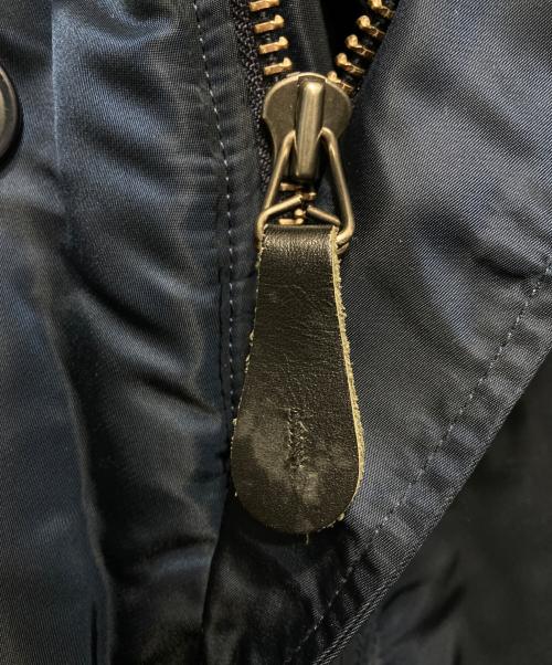 ALPHA（アルファ）ALPHA (アルファ) DUFFER (ダファー) フーデッドフライトジャケット ネイビー サイズ:Mの古着・服飾アイテム