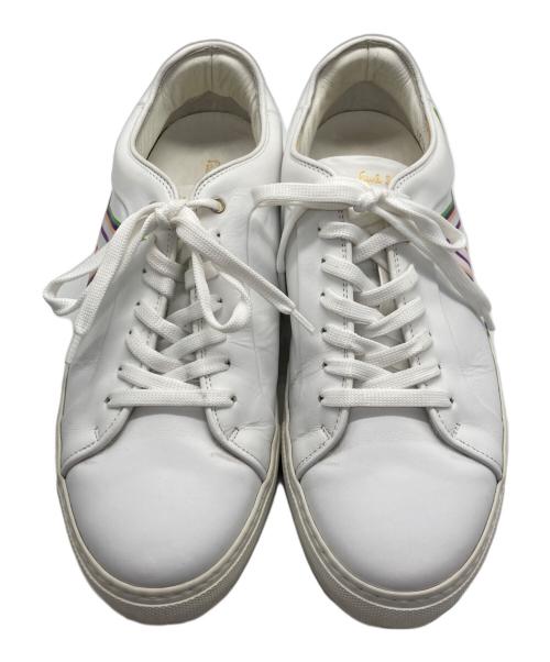 PAUL SMITH（ポールスミス）Paul Smith (ポールスミス) スタープリント ローカットスニーカー ホワイト サイズ:8の古着・服飾アイテム