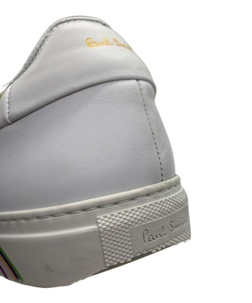 PAUL SMITH（ポールスミス）Paul Smith (ポールスミス) スタープリント ローカットスニーカー ホワイト サイズ:8の古着・服飾アイテム