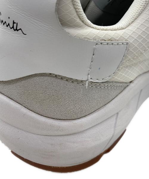 PAUL SMITH（ポールスミス）Paul Smith (ポールスミス) GASPER ローカットスニーカー ホワイト×グレー サイズ:9の古着・服飾アイテム